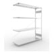 Set META-Regalbau GmbH& Co. KG S3 CLIP 200 AR 2000x1700x500 mm in verzinkt...