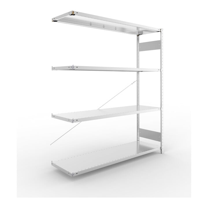 Set META-Regalbau GmbH& Co. KG S3 CLIP 200 AR 2000x1700x500 mm in verzinkt...