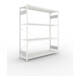 Set META-Regalbau GmbH& Co. KG S3 CLIP 200 AR 2000x1700x500 RAL 7035 mit 4...
