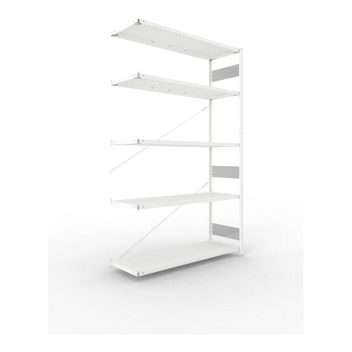 Set META-Regalbau GmbH& Co. KG S3 CLIP 200 AR 2500x1500x500 mm in RAL 7035...