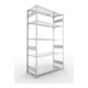 Set S3 CLIP 200 AR 2500x1500x600 mm in verzinkt mit 5 Böden + S3 CLIP 200 GR 2500x1500x600 mm in verzinkt mit 5 Böden + Zusatzboden 1500x600 vzk 4F