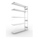 Set S3 CLIP 200 AR 2500x1700x400 mm in verzinkt mit 5 Böden + S3 CLIP 200 GR 2500x1700x400 mm in verzinkt mit 5 Böden + Zusatzboden 1700x400 vzk 4F