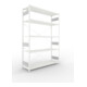 Set S3 CLIP 200 AR 2500x1700x500 mm in RAL 7035 mit 5 Böden + S3 CLIP 200 GR 2500x1700x500 mm in RAL 7035 mit 5 Böden + Zusatzboden 1700x500 7035 4F