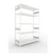 Set S3 CLIP 200 AR 2500x1700x600 mm in RAL 7035 mit 5 Böden + S3 CLIP 200 GR 2500x1700x600 mm in RAL 7035 mit 5 Böden + Zusatzboden 1700x600 7035 4F