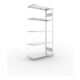 Set Steckregal S3 230 AF 2000x1000x400 mm vzk + Steckregal S3 230 GF 2000x1000x400 mm vzk + Fachboden MS 230 CLIP 1000x400 mm verz.