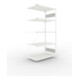 Set S3 CLIP 230 Anbauregal 2000x1000x600 mm in RAL 7035 mit 6 Böden + Fachboden MS 230 CLIP 1000x600 mm grau + S3 CLIP 230 Grundregal 2000x1000x600 mm in RAL 7035 mit 6 Böden