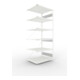 Set S3 CLIP 230 Anbauregal 2500x1000x800 mm in RAL 7035 mit 6 Böden + Fachboden MS 230 CLIP 1000x800 mm grau + S3 CLIP 230 Grundregal 2500x1000x800 mm in RAL 7035 mit 6 Böden