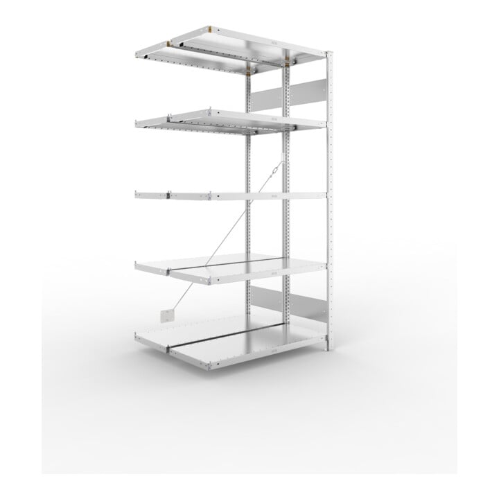 Set S3 CLIP 230 DGR 2000 x 1000 x 400 vzk + S3 CLIP 230 Doppel-Anbauregal