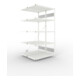 Set S3 CLIP 230 DGR 2000 x 1000 x 500 RAL 7035 + S3 CLIP 230 Doppel-Anbauregal