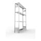 META S3 CLIP230 Fachbodenregal 2000x1300x300 mm, mit 4 Fachböden, beidseitige Bedienung, verzinkt