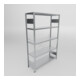 META S3 CLIP230 Fachbodenregal 2000x1300x400 mm (HxBxT), mit 5 Fachböden, 230 Kg Fachlast, verzinkt