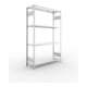 META S3 CLIP230 Fachbodenregal 2000x1300x400 mm, mit 4 Fachböden, beidseitige Bedienung, verzinkt