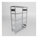 META S3 CLIP230 Fachbodenregal 2000x1300x500 mm (HxBxT), mit 5 Fachböden, 230 Kg Fachlast, verzinkt