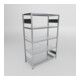 META S3 CLIP230 Fachbodenregal 2000x1300x600 mm (HxBxT), mit 5 Fachböden, 230 Kg Fachlast, verzinkt