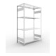 META S3 CLIP230 Fachbodenregal 2000x1300x600 mm, mit 4 Fachböden, beidseitige Bedienung, verzinkt