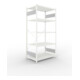 Set S3 CLIP 230 Anbauregal 2000x1000x600 mm in RAL 7035 mit 6 Böden + Fachboden MS 230 CLIP 1000x600 mm grau + S3 CLIP 230 Grundregal 2000x1000x600 mm in RAL 7035 mit 6 Böden