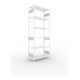Set S3 CLIP 230 Anbauregal 2500x1000x400 mm in RAL 7035 mit 6 Böden + Fachboden MS 230 CLIP 1000x400 mm grau + S3 CLIP 230 Grundregal 2500x1000x400 mm in RAL 7035 mit 6 Böden