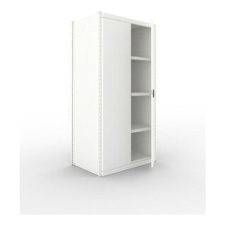 META Schrankmodul CLIP 150 2000 x 1000 x 600 mm RAL 7035 kpl. mit 5 Böden