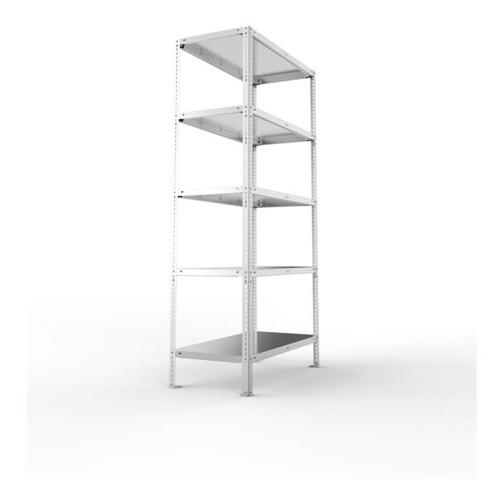 META Schraubregal FIX 150 2000 x 1000 x 500mm verzinkt 5 Böden