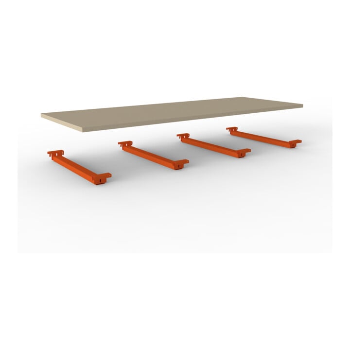 META Spanplattenboden 2700x1100x38 mm für MULTIPAL Palettenregale,  Fachlast 2230 Kg