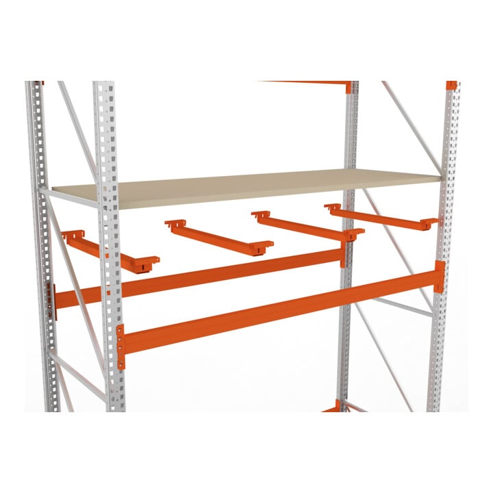 META Spanplattenboden 2700x1100x38 mm für MULTIPAL Palettenregale,  Fachlast 2230 Kg