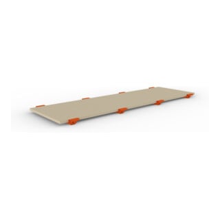 Meta Spanplattenboden MULTIPAL 3300 x 1100 x 38 mm mit Tiefenauflagen Fachlast 1920 Kg