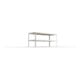 META SPEED-RACK Packtisch 970x2000x800 mm, 2 Lagerebenen, 400 Kg Fachlast , verzinkt