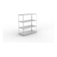 META SPEED-RACK Weitspannregal 1970x1700x800 mm in verzinkt mit 4 Fachebenen und Stahlpaneelen