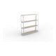 META SPEED-RACK Weitspannregal 1970x2000x400 mm in verzinkt mit 4 Fachebenen und Spanplatten