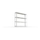 META SPEED-RACK Weitspannregal 1970x2000x400 mm in verzinkt mit 4 Fachebenen und Spanplatten