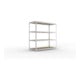 Set SPEED-RACK Zusatzfachebene + Weitspannregal SPEED RACK2000x800x1970 + Weitspannregal SPEED RACK2000x800x2470 + Weitspannregal SPEED RACK2000x800x2970 + Zubehör Päckchen Verdübelungsset + 4 Stück Profilverbinder verzinkt