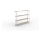 META SPEED-RACK Weitspannregal 1970x2500x400 mm in verzinkt mit 4 Fachebenen und Spanplatten