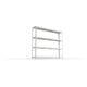 META SPEED-RACK Weitspannregal 1970x2500x400 mm in verzinkt mit 4 Fachebenen und Spanplatten