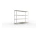 META SPEED-RACK Weitspannregal 1970x2500x600 mm in verzinkt mit 4 Fachebenen und Spanplatten