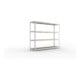 META SPEED-RACK Weitspannregal 1970x2500x600 mm in verzinkt mit 4 Fachebenen und Spanplatten