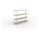 META SPEED-RACK Weitspannregal 1970x2500x600 mm in verzinkt mit 4 Fachebenen und Spanplatten