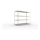 META SPEED-RACK Weitspannregal 1970x2500x800 mm in verzinkt mit 4 Fachebenen und Spanplatten