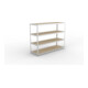 META SPEED-RACK Weitspannregal 1970x2500x800 mm in verzinkt mit 4 Fachebenen und Spanplatten