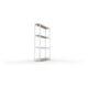 META SPEED-RACK Weitspannregal 2470x1700x400 mm in verzinkt mit 4 Fachebenen und Spanplatten