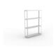 META SPEED-RACK Weitspannregal 2470x1700x400 mm in verzinkt mit 4 Fachebenen und Stahlpaneelen