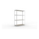 META SPEED-RACK Weitspannregal 2470x1700x600 mm in verzinkt mit 4 Fachebenen und Spanplatten