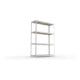 META SPEED-RACK Weitspannregal 2470x1700x600 mm in verzinkt mit 4 Fachebenen und Spanplatten