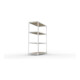 META SPEED-RACK Weitspannregal 2470x1700x800 mm in verzinkt mit 4 Fachebenen und Spanplatten