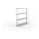 META SPEED-RACK Weitspannregal 2470x2000x400 mm in verzinkt mit 4 Fachebenen und Spanplatten