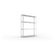 META SPEED-RACK Weitspannregal 2470x2000x400 mm in verzinkt mit 4 Fachebenen und Stahlpaneelen