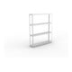 META SPEED-RACK Weitspannregal 2470x2000x400 mm in verzinkt mit 4 Fachebenen und Stahlpaneelen