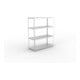 META SPEED-RACK Weitspannregal 2470x2000x800 mm in verzinkt mit 4 Fachebenen und Stahlpaneelen