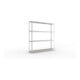 META SPEED-RACK Weitspannregal 2470x2500x400 mm in verzinkt mit 4 Fachebenen und Spanplatten