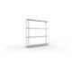 META SPEED-RACK Weitspannregal 2470x2500x400 mm in verzinkt mit 4 Fachebenen und Spanplatten