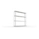 META SPEED-RACK Weitspannregal 2470x2500x400 mm in verzinkt mit 4 Fachebenen und Spanplatten